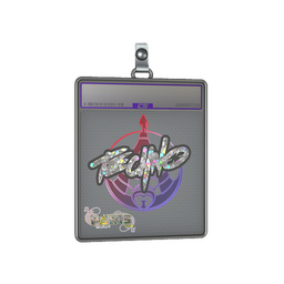 Sticker Slab | Techno4K (Glitter) | Paris 2023