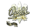 Sticker | Woro2k (Gold) | Paris 2023