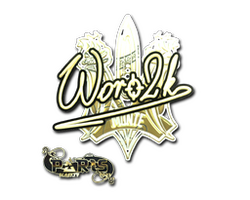Sticker | Woro2k (Gold) | Paris 2023