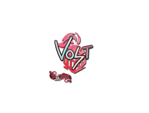 Наліпка | volt (голографічна) | Париж 2023