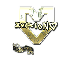 Sticker | xertioN (Gold) | Paris 2023