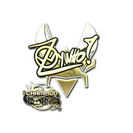 Sticker | ZywOo (Gold, Champion) | Paris 2023