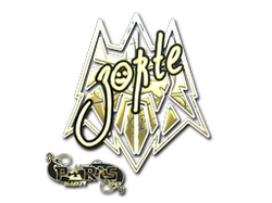 Sticker | zorte (Gold) | Paris 2023