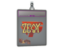 Sticker Slab | zevy (Holo) | Paris 2023