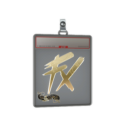 Sticker Slab | Fluxo (Gold) | Paris 2023