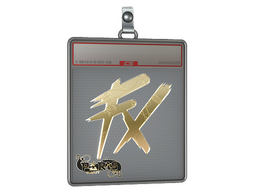 Sticker Slab | Fluxo (Gold) | Paris 2023