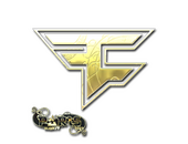 Наклейка | FaZe Clan (золотая) | Париж-2023