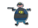 Sticker | Poorly Drawn FBI