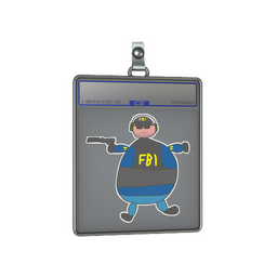 Sticker Slab | Poorly Drawn FBI