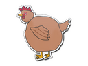 Sticker | Poorly Drawn Chicken