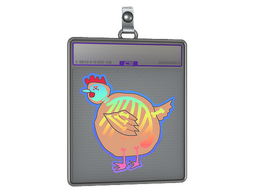 Sticker Slab | Poorly Drawn Chicken (Holo)