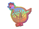 Sticker | Poorly Drawn Chicken (Holo)