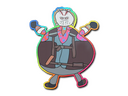 Sticker | Poorly Drawn Bloody Darryl (Holo)
