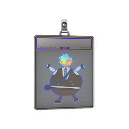 Sticker Slab | Poorly Drawn Number K (Holo)