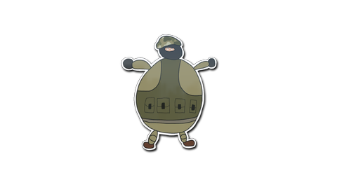 Sticker | Poorly Drawn IDF