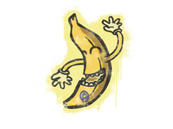 Sealed Graffiti | Banana
