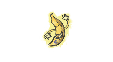 Sealed Graffiti | Banana