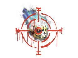 Sealed Graffiti | Skull n' Crosshairs