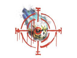 Sealed Graffiti | Skull n' Crosshairs