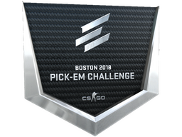 Silver Boston 2018 Pick'Em Trophy