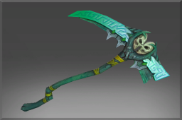 Inscribed Scythe of Twin Deaths