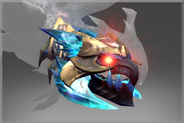 Autographed Barding of Balaur - Ice Head