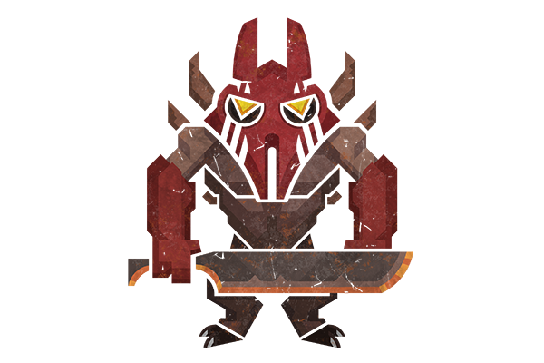 Glitter Monster Hunter Sticker - Dire Creep