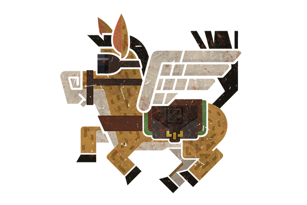 Glitter Monster Hunter Sticker - Courier