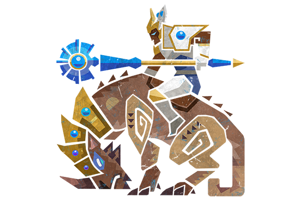 Glitter Monster Hunter Sticker - Chen