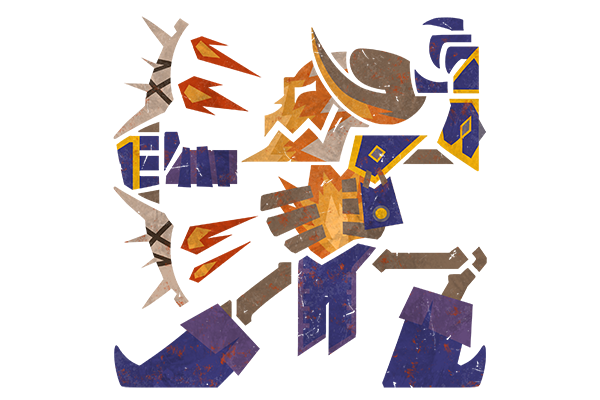Glitter Monster Hunter Sticker - Clinkz