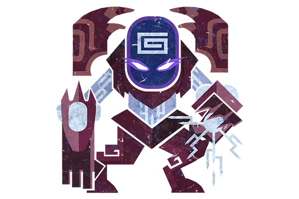 Glitter Monster Hunter Sticker - Arc Warden