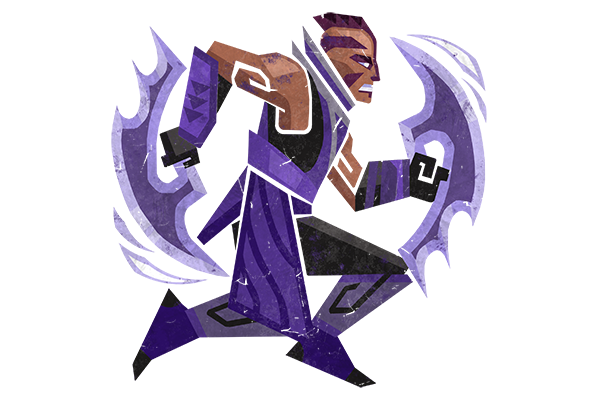 Glitter Monster Hunter Sticker - Anti-Mage