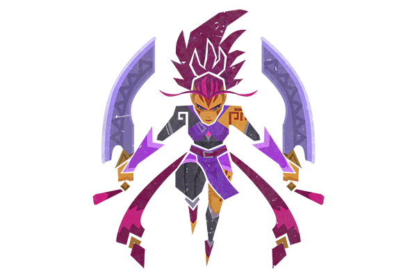 Glitter Monster Hunter Sticker - Anti-Mage (Wei)