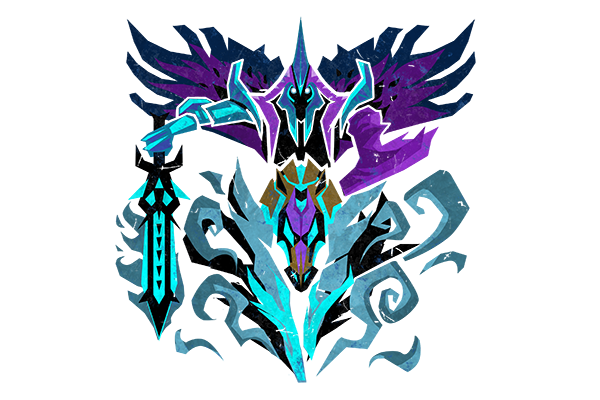 Glitter Monster Hunter Sticker - Abaddon