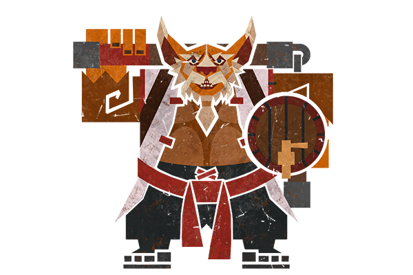 Glitter Monster Hunter Sticker - Brewmaster