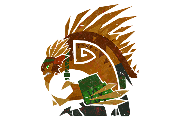 Glitter Monster Hunter Sticker - Bristleback