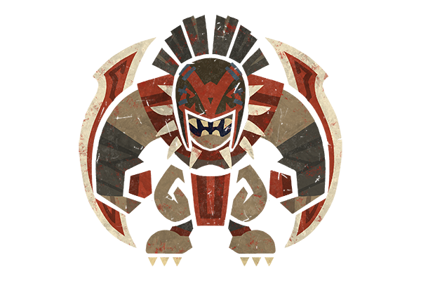 Glitter Monster Hunter Sticker - Bloodseeker