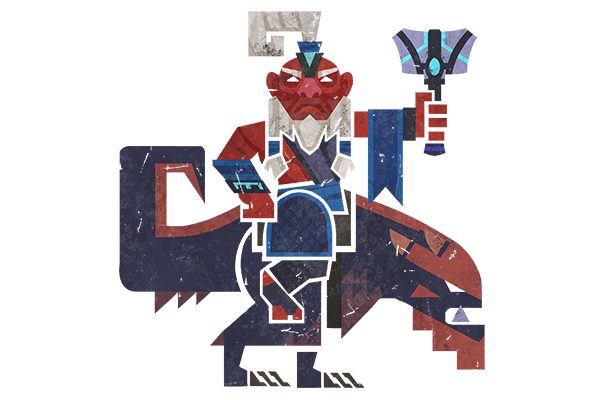 Glitter Monster Hunter Sticker - Disruptor
