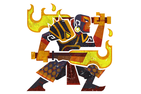 Monster Hunter Sticker - Ember Spirit