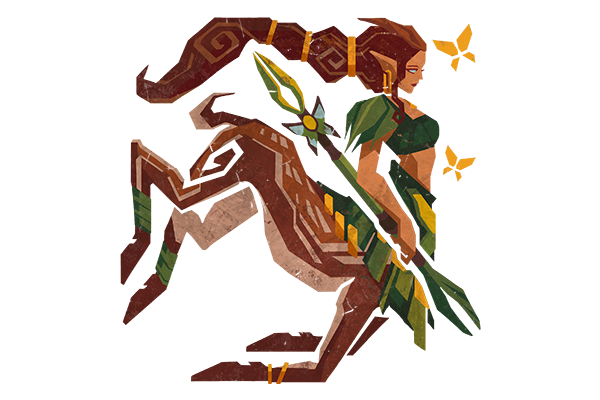 Glitter Monster Hunter Sticker - Enchantress