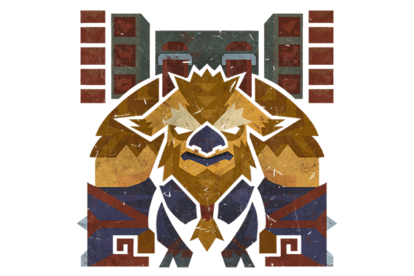 Glitter Monster Hunter Sticker - Earthshaker