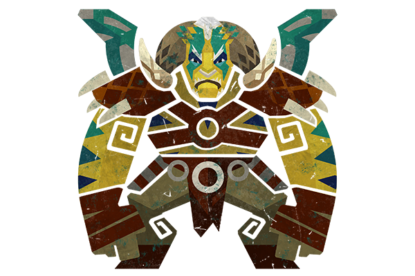 Glitter Monster Hunter Sticker - Elder Titan