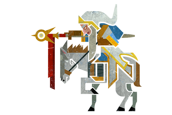 Glitter Monster Hunter Sticker - Keeper of the Light