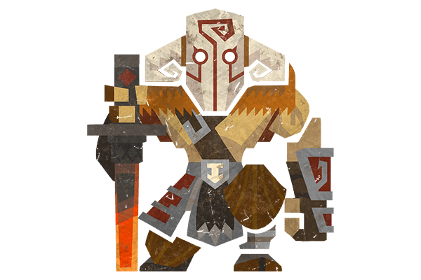 Glitter Monster Hunter Sticker - Juggernaut