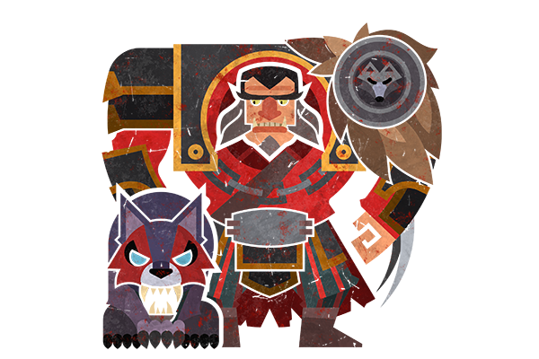 Glitter Monster Hunter Sticker - Lycan