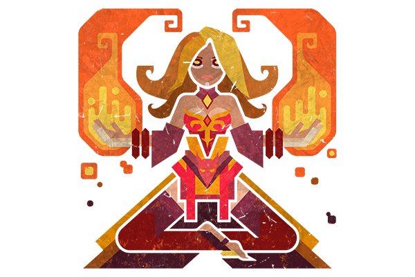 Glitter Monster Hunter Sticker - Lina