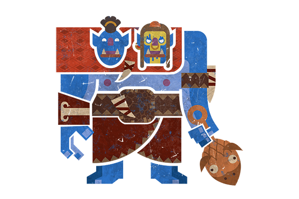 Glitter Monster Hunter Sticker - Ogre Magi