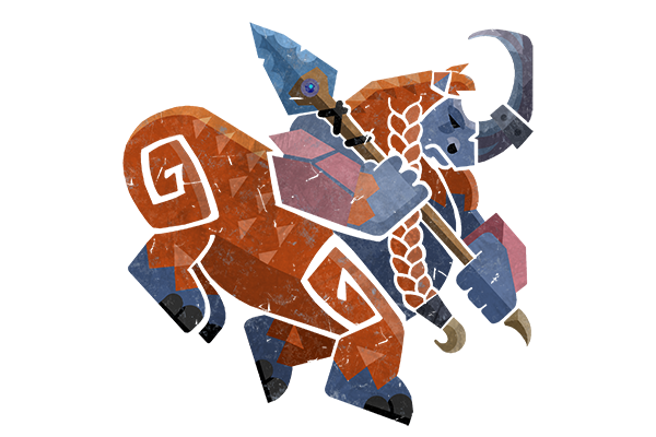 Glitter Monster Hunter Sticker - Magnus