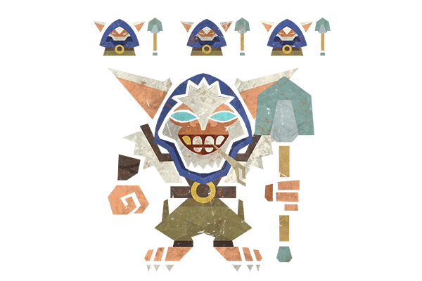 Glitter Monster Hunter Sticker - Meepo