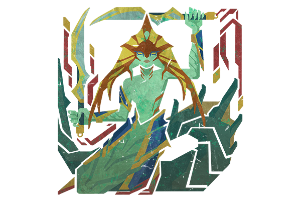 Glitter Monster Hunter Sticker - Naga Siren